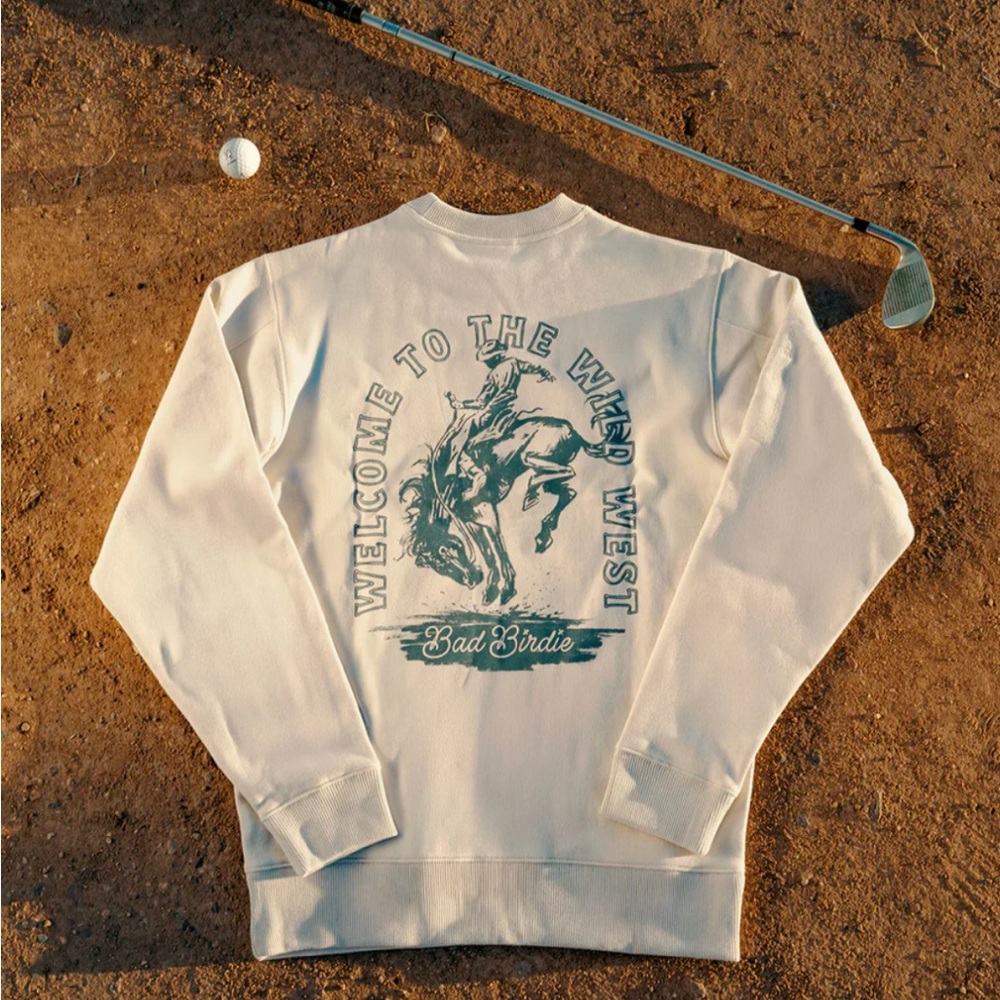 ISO!! Bad Birdie Cream Sweater - Wild West Design